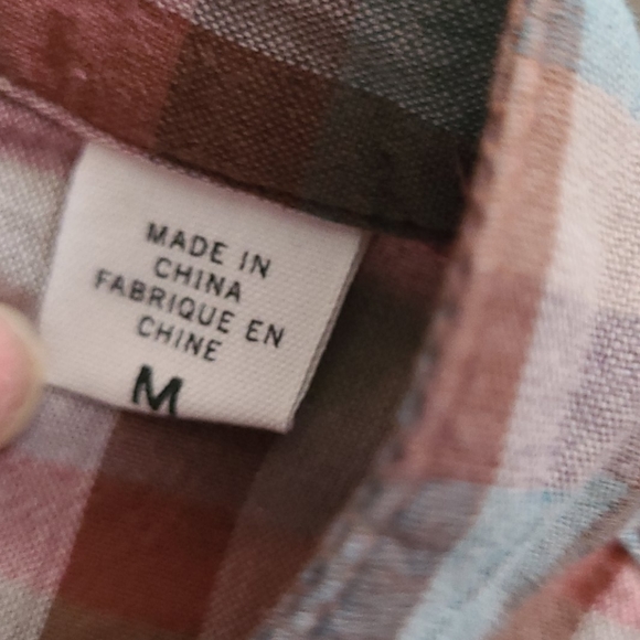 BDG Urban Outfitters Plaid Woven Button Down M - Picture 3 of 7